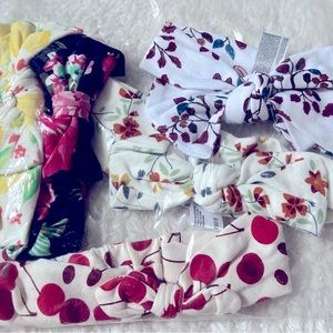 5 baby girl head bands